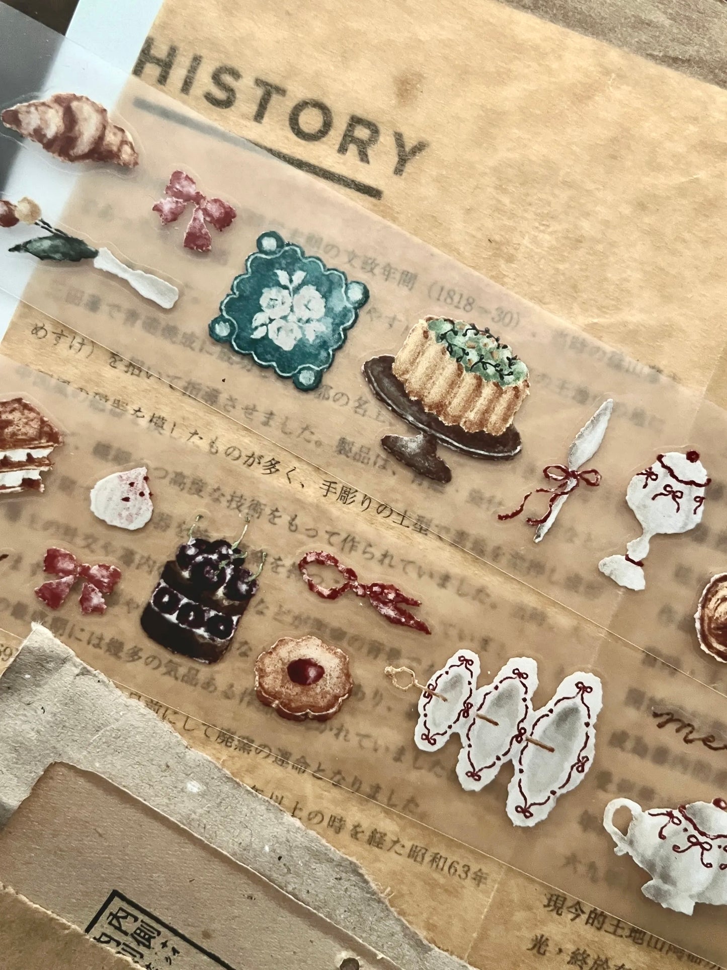 NEW! Breezy Studio - Tea Salon | Kiss-cut | 3.5cm PET Tape | Release Paper | 5M