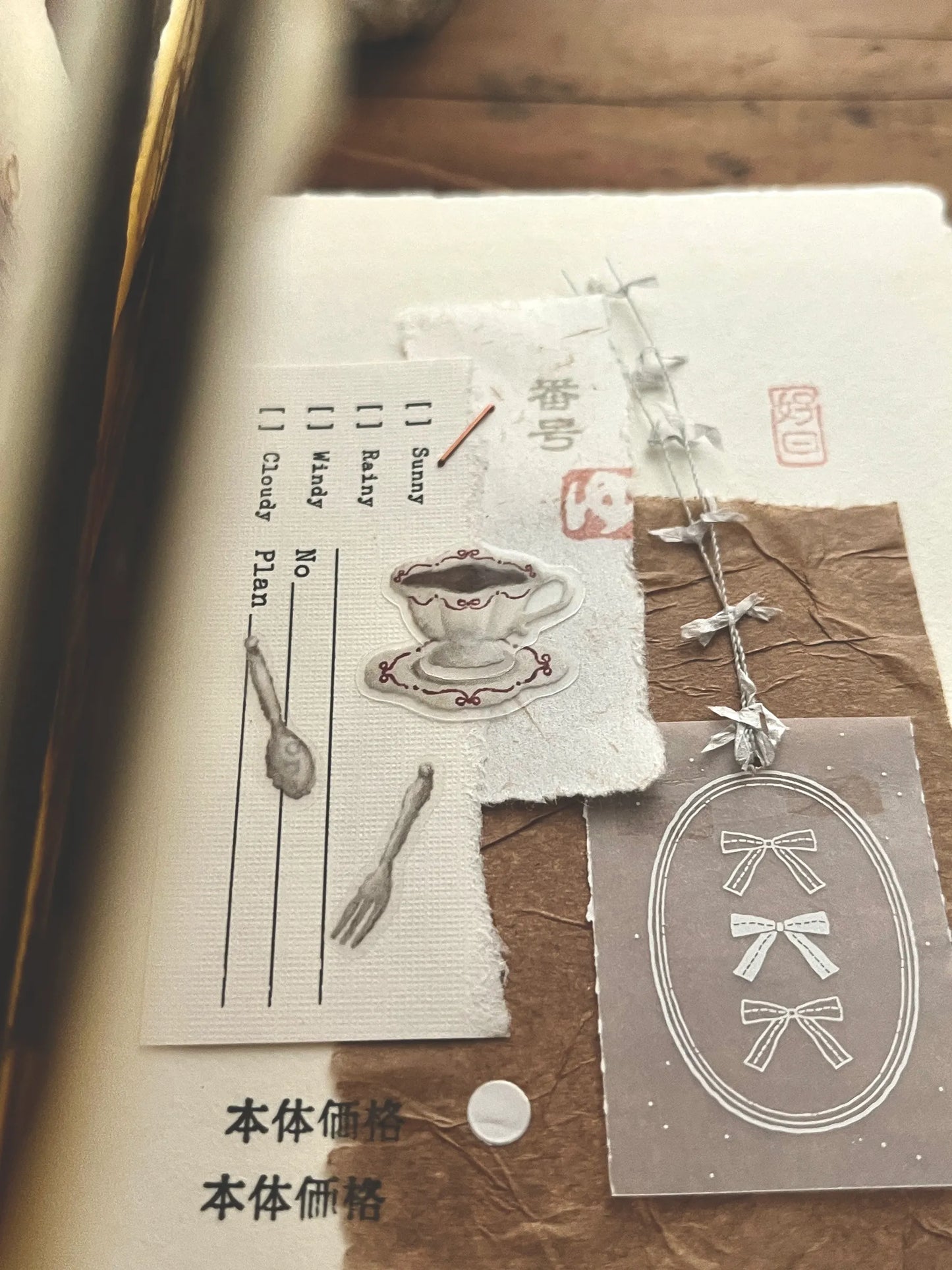 NEW! Breezy Studio - Tea Salon | Kiss-cut | 3.5cm PET Tape | Release Paper | 5M