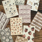 NEW! Breezy Studio - Mini Floral Decorative Paper Set | 50pcs | Ephemera Paper