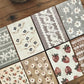 NEW! Breezy Studio - Mini Floral Decorative Paper Set | 50pcs | Ephemera Paper
