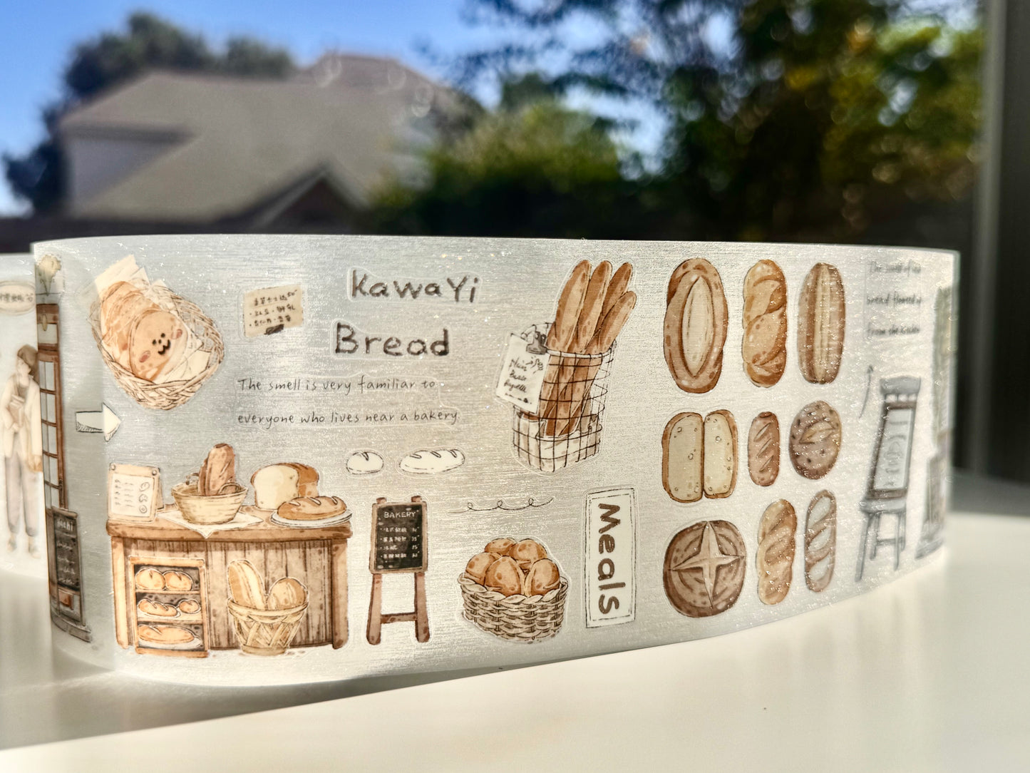 NEW! XBJia Studio - Shop Street | Kiss-cut | 7.5cm Tape | Release Paper | 6M