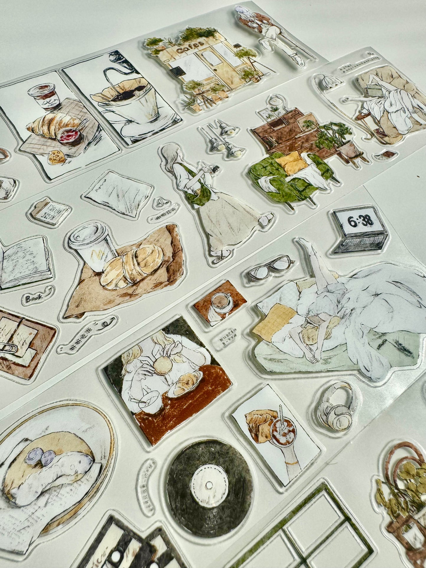 NEW! XBJia Studio - A Day in My Life | Kiss-cut | 5.5cm PET Tape | Release Paper | 6M