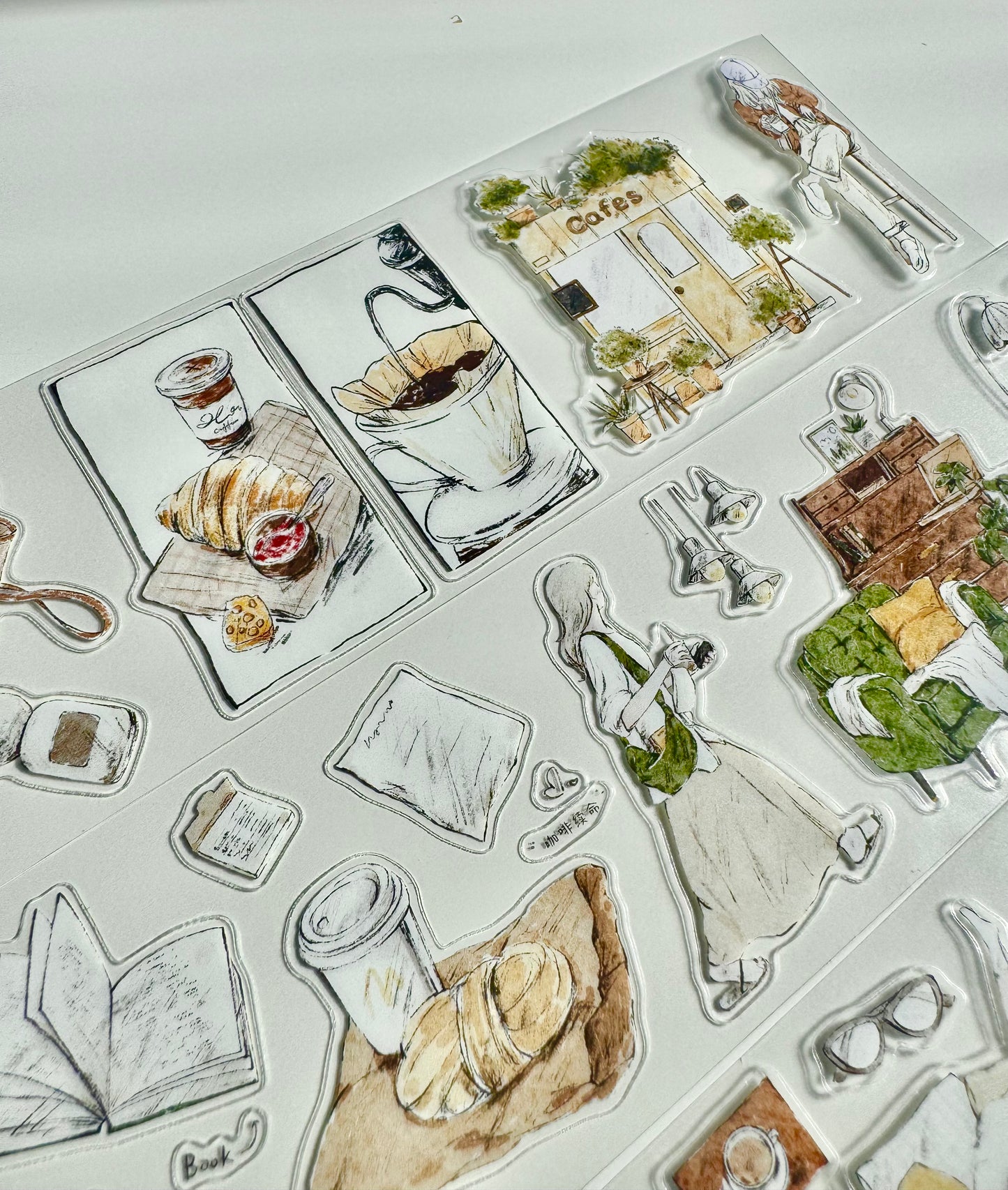 NEW! XBJia Studio - A Day in My Life | Kiss-cut | 5.5cm PET Tape | Release Paper | 6M