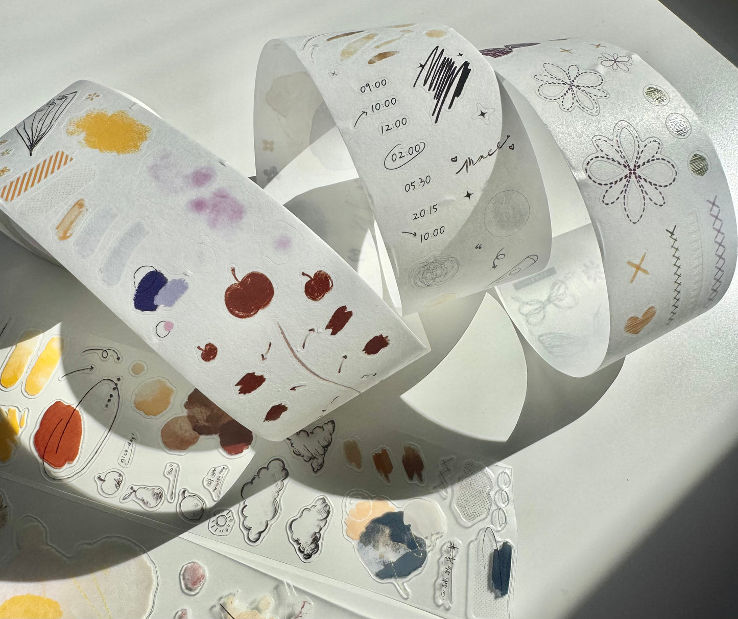NEW! XBJia Studio - Little Decoration | Kiss-cut | 5cm Tape | Release Paper | 6M