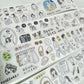 NEW! XBJia Studio - Everyday Things | Kiss-cut | 4.5cm Synthetic Paper Tape | Release Paper | 6M