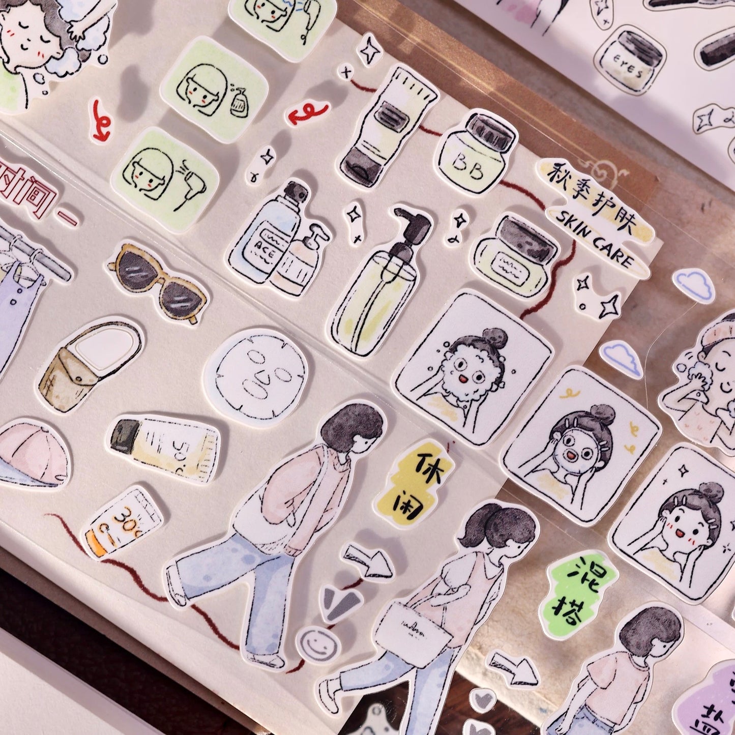NEW! XBJia Studio - Everyday Things | Kiss-cut | 4.5cm Synthetic Paper Tape | Release Paper | 6M