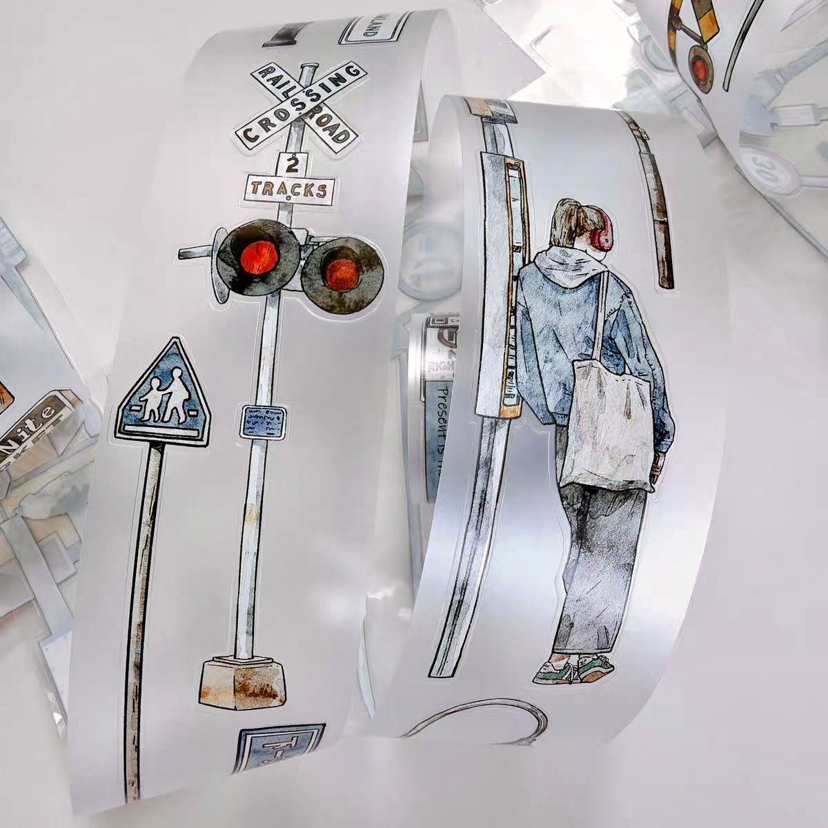 NEW! Kaixun - Signposts | Kiss-cut | 5cm Matte PET Tape | Release Paper | 10M