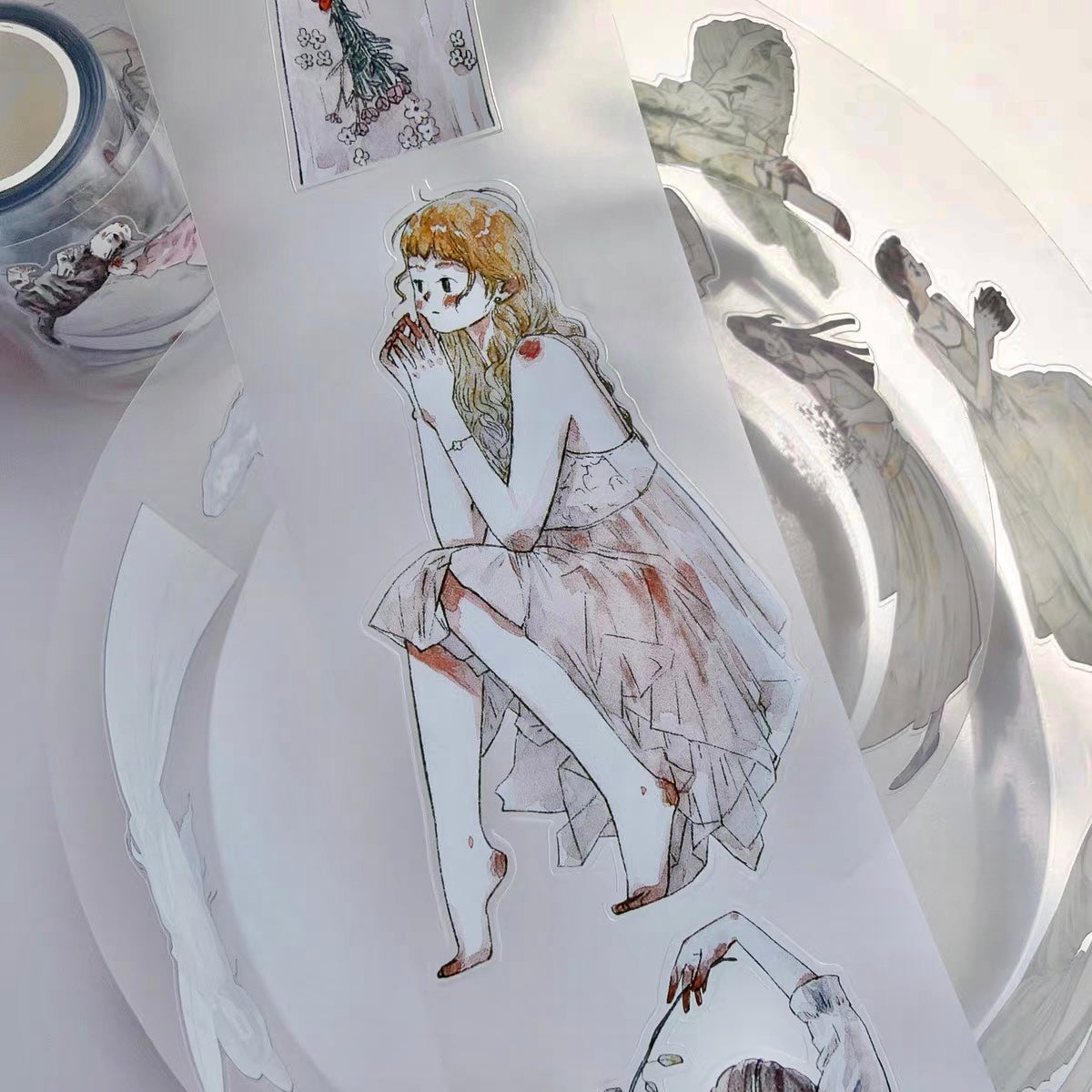 NEW! Kaixun - Soft Moments | Kiss-cut | 5.5cm Matte PET Tape | Release Paper | 5M