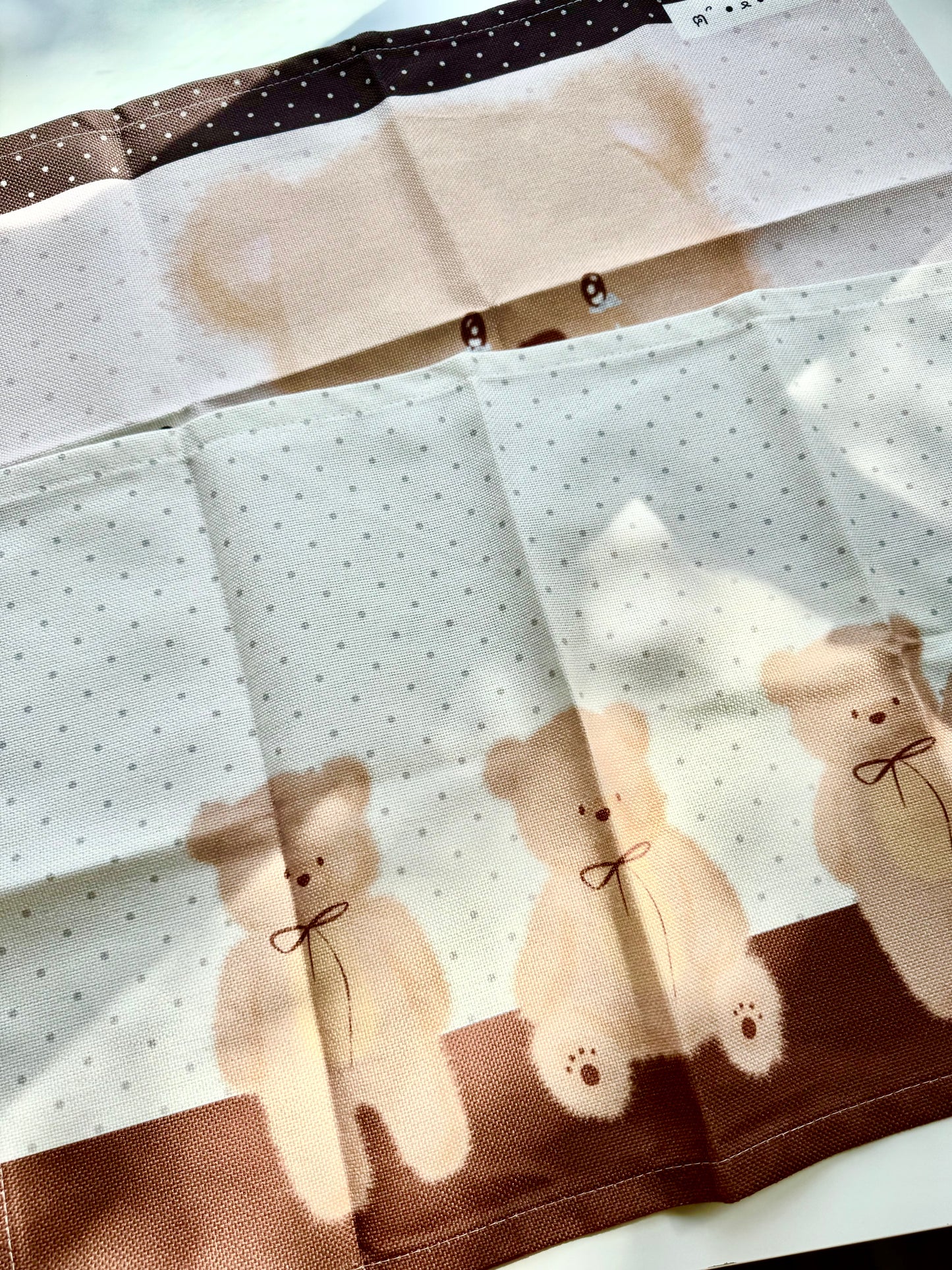 NEW! Xiao Xiao Studio - Little Bear | Woven Desk Mat | Desk Decor | Journal Accessories