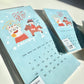 NEW! Molinta - 2026 Calendar | Glitter | 12 Sheet | M5/ A7 / A6 Personal Divider | Journaling Accessories