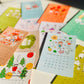 NEW! Molinta - 2026 Calendar | Glitter | 12 Sheet | M5/ A7 / A6 Personal Divider | Journaling Accessories