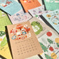 NEW! Molinta - 2026 Calendar | Glitter | 12 Sheet | M5/ A7 / A6 Personal Divider | Journaling Accessories