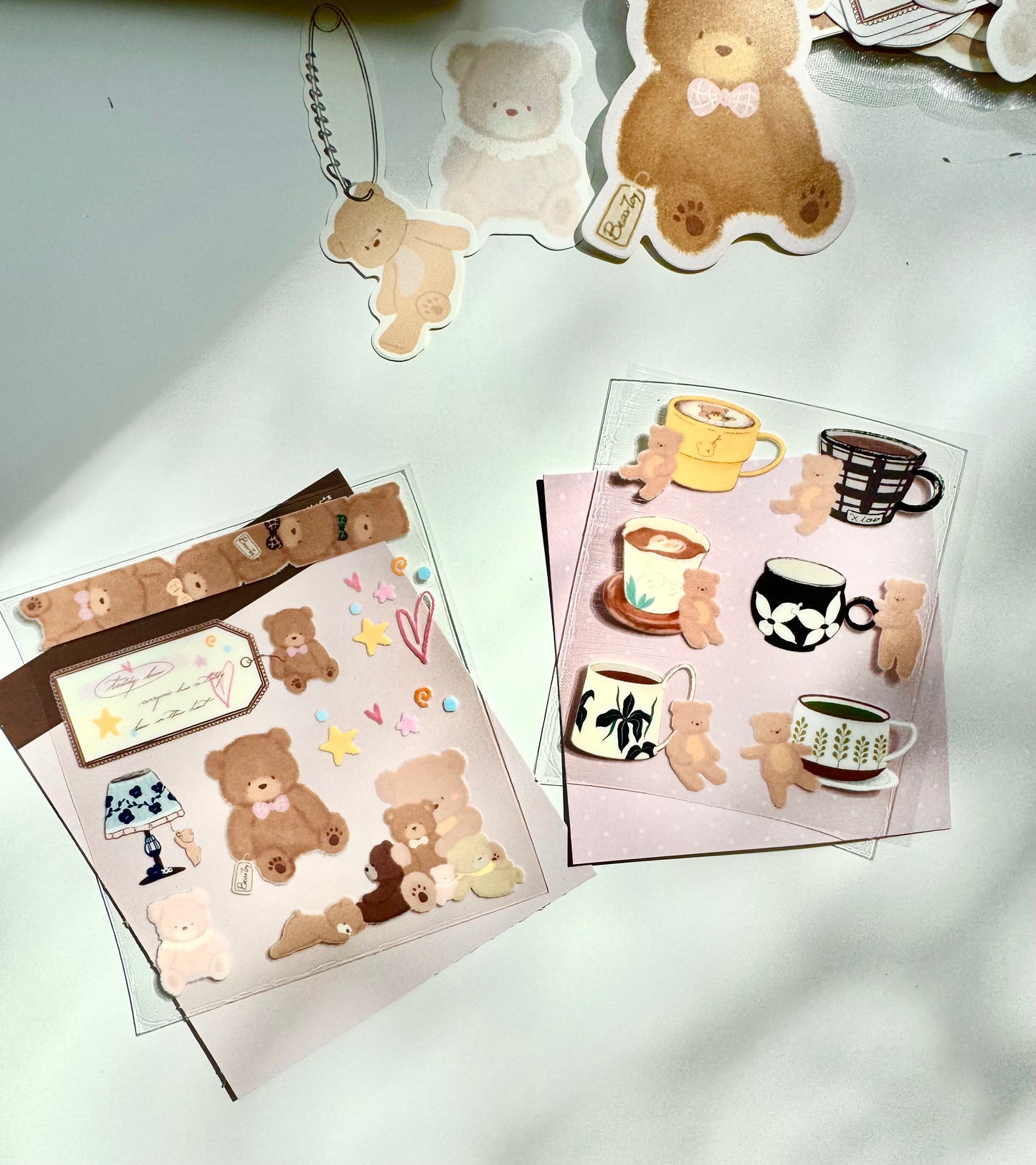 NEW! Xiao Xiao Studio - 3D Transfer Sticker | 2 Sheets | Rub On Sticker