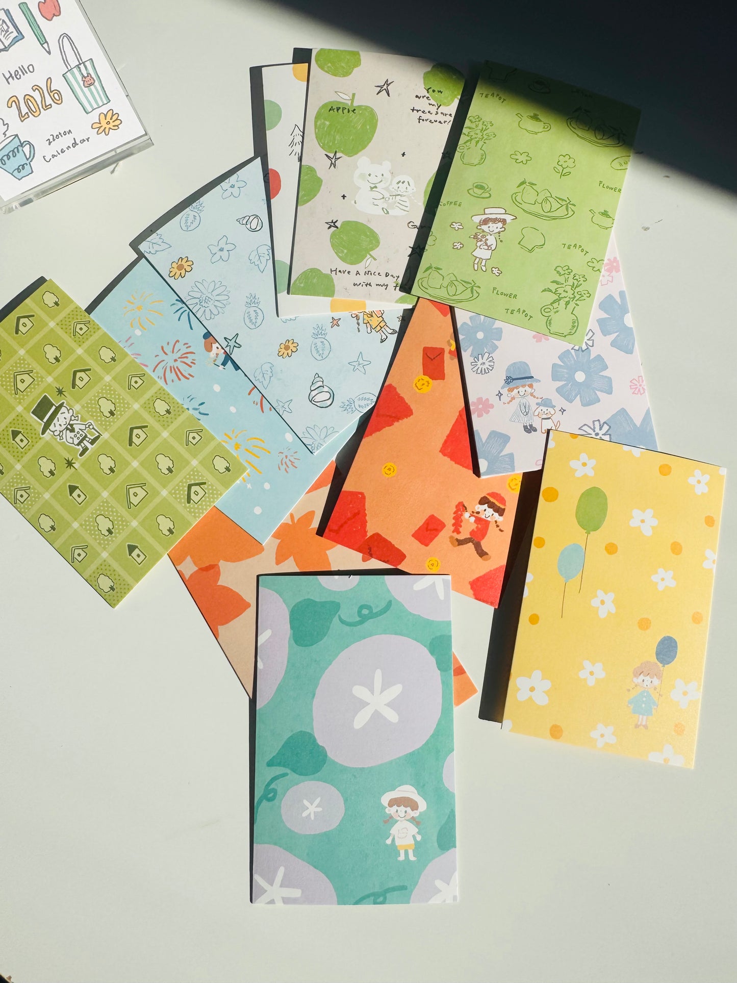 NEW! Molinta - 2026 Calendar | Glitter | 12 Sheet | M5/ A7 / A6 Personal Divider | Journaling Accessories