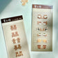 NEW! Xiao Xiao Studio - Index Tabs | PET | Glitter PET | 2 Sheets
