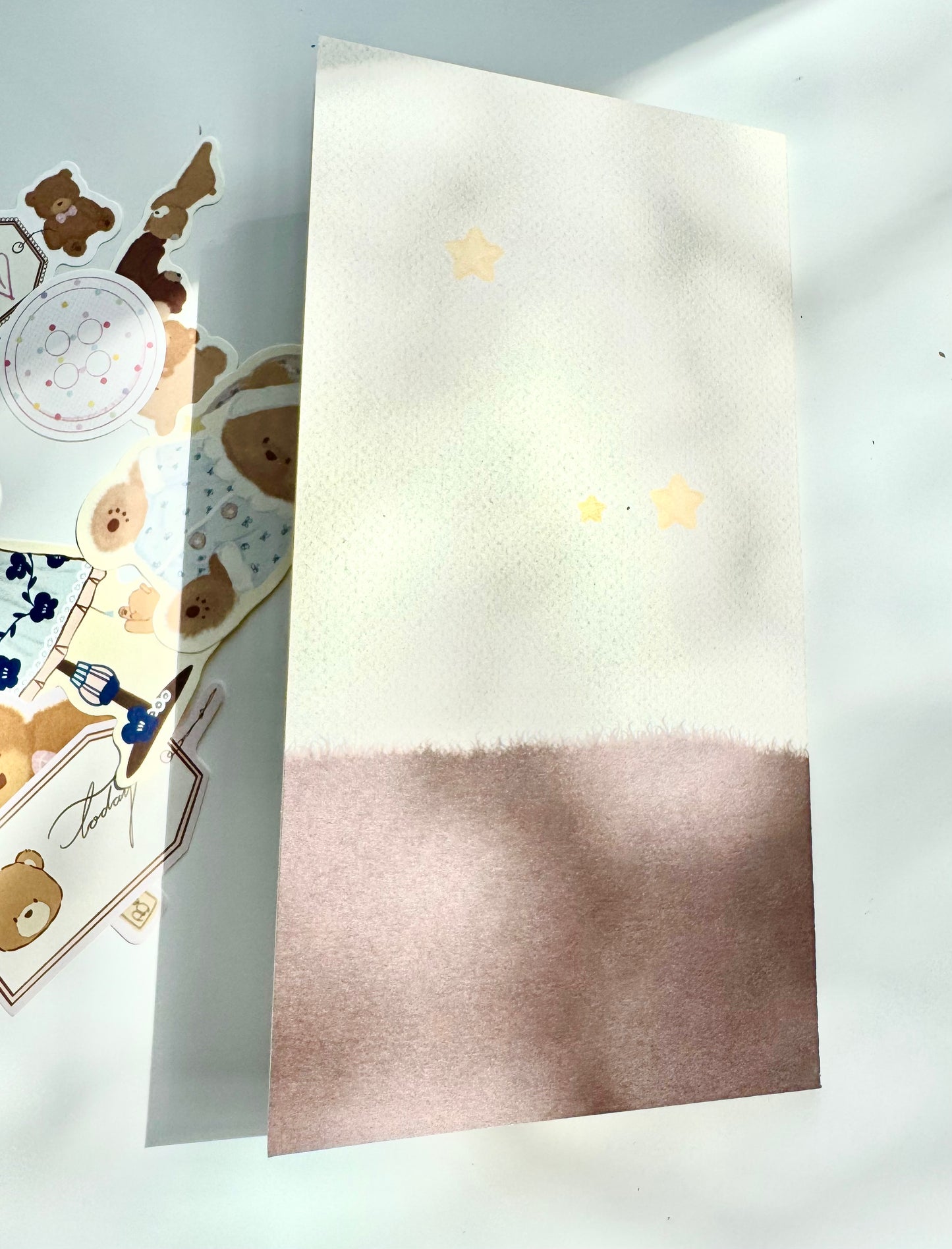 NEW! Xiao Xiao Studio - Hugging a Star | Silver Foil | Standard Size | Colorful Insert | 32p TN Refill | Journaling Accessories