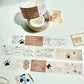 NEW! Xiao Xiao Studio - Quick Coloring Notes | Silver Foil | 3cm Washi Tape | Release Paper | 5M