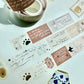NEW! Xiao Xiao Studio - Quick Coloring Notes | Silver Foil | 3cm Washi Tape | Release Paper | 5M