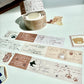 NEW! Xiao Xiao Studio - Quick Coloring Notes | Silver Foil | 3cm Washi Tape | Release Paper | 5M