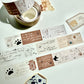 NEW! Xiao Xiao Studio - Quick Coloring Notes | Silver Foil | 3cm Washi Tape | Release Paper | 5M