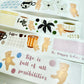 NEW! Xiao Xiao Studio - Everyday Coffee | Kiss-cut | 3.5cm Washi Tape | Release Paper | 5.28M