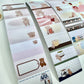 NEW! Xiao Xiao Studio - Little Bear Daily Notes | Tear-Off | 5cm Sticker Roll | Release Paper | 5.74M