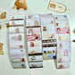 NEW! Xiao Xiao Studio - Little Bear Daily Notes | Tear-Off | 5cm Sticker Roll | Release Paper | 5.74M
