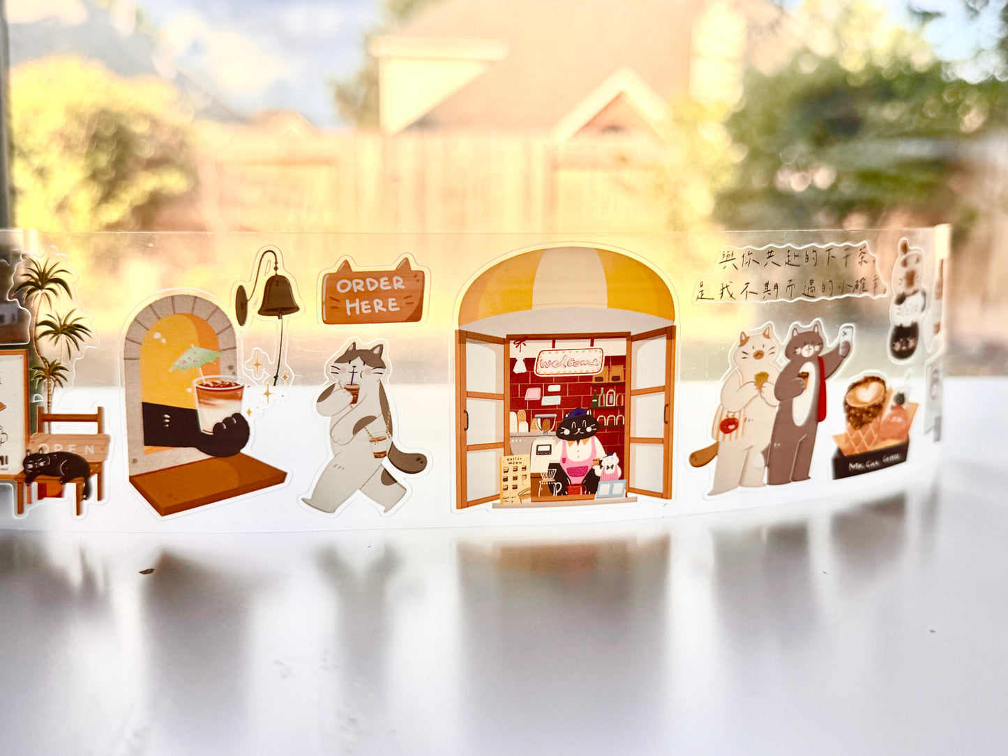 Xiami Studio - Coffee Stories | Kiss-cut | 6cm Tape | Release Paper | 5M