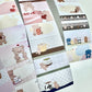 NEW! Xiao Xiao Studio - Little Bear Daily Notes | Tear-Off | 5cm Sticker Roll | Release Paper | 5.74M