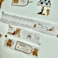 NEW! Xiao Xiao Studio - Plush Bear | Silver Foil | 4cm Tracing Paper | Non-Adhesive | NO Release Paper | 5M