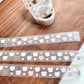 NEW! Xiao Xiao Studio - Fluffy Bear Heads | Kiss-cut | 2cm Glitter PET Tape | Release Paper | 2M