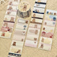 NEW! Xiao Xiao Studio - Little Bear Daily Notes | Tear-Off | 5cm Sticker Roll | Release Paper | 5.74M