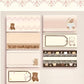 NEW! Xiao Xiao Studio - Lace Bear B | 35 Sheets Memo Pad | Ephemera Paper