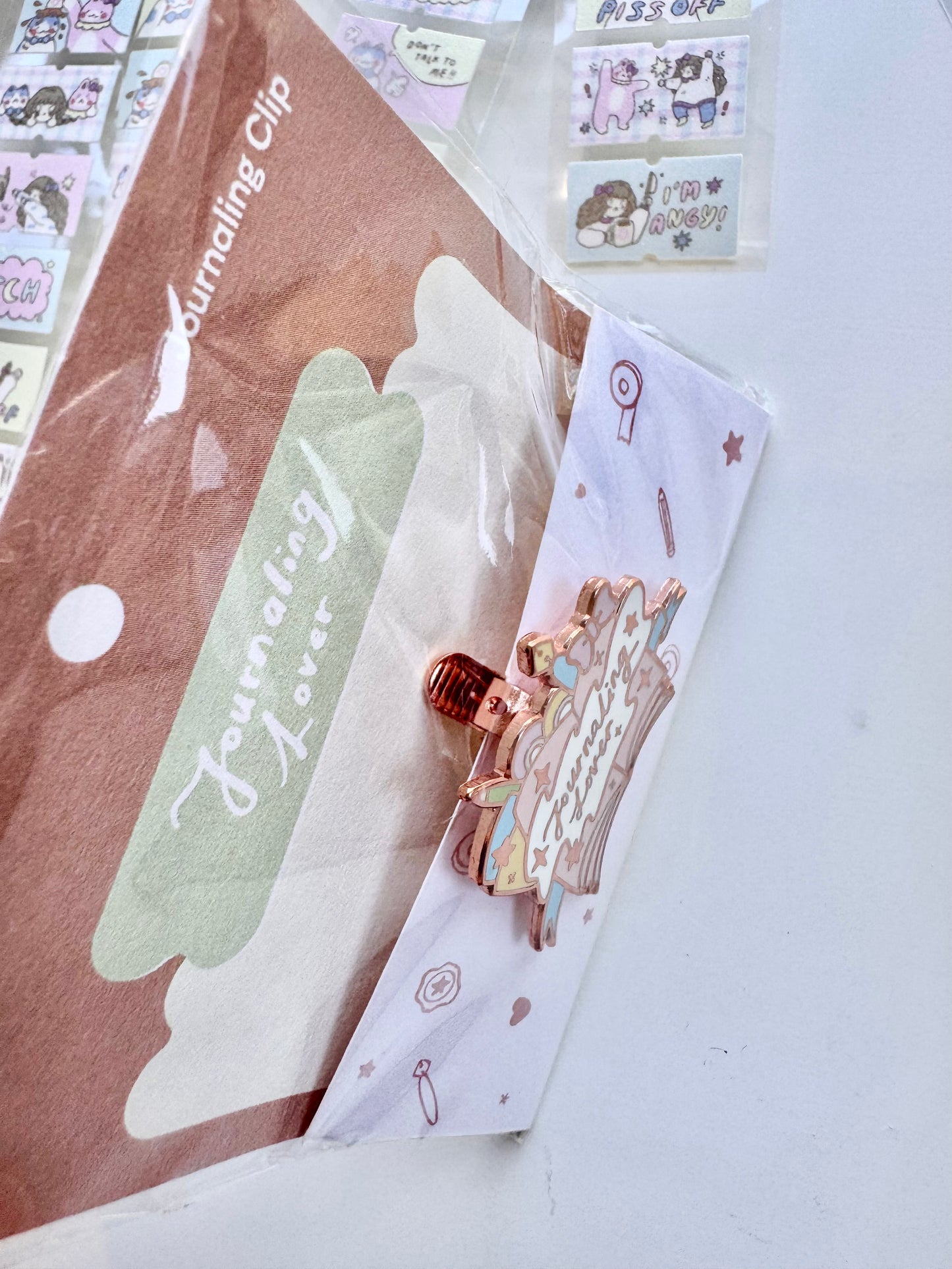 Sho Little Happiness - Journaling Lover | PIN | Clip | Journaling Accessory