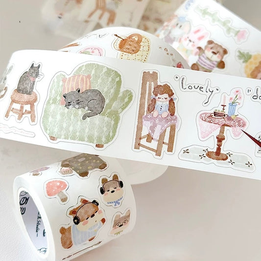 COMING SOON! Princess -  | Kiss-cut | 5cm Glitter Tape | Release Paper | 5M