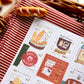 NEW! OURS - Bakery Cheers | Die Cut | 2 Sheets Stamp Sticker