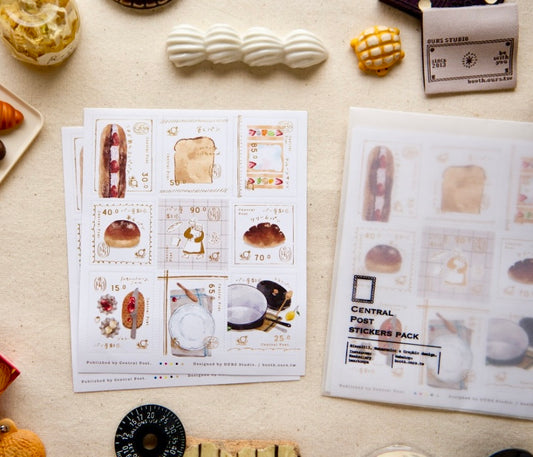 NEW! OURS - Sweet Ours | Die Cut | 2 Sheets Stamp Sticker