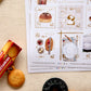 NEW! OURS - Sweet Ours | Die Cut | 2 Sheets Stamp Sticker