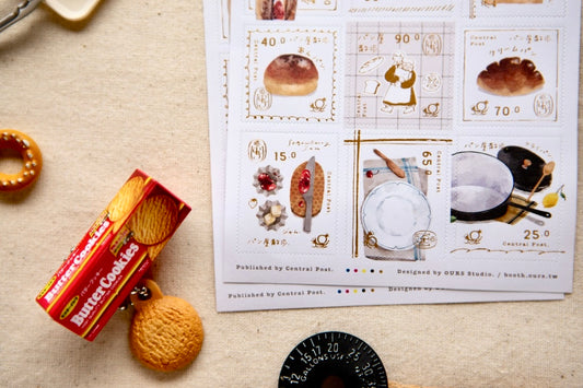 NEW! OURS - Sweet Ours | Die Cut | 2 Sheets Stamp Sticker