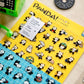 NEW! OURS - Panda!Panda! | Die Cut | PET Sticker