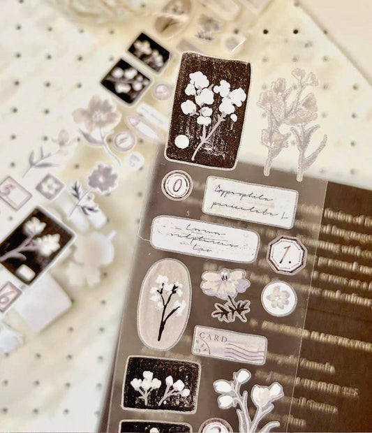 NEW! Freckles Tea Vol.5 - Porcelain Ember | Kiss-cut | 5cm Tape | Release Paper | 5M
