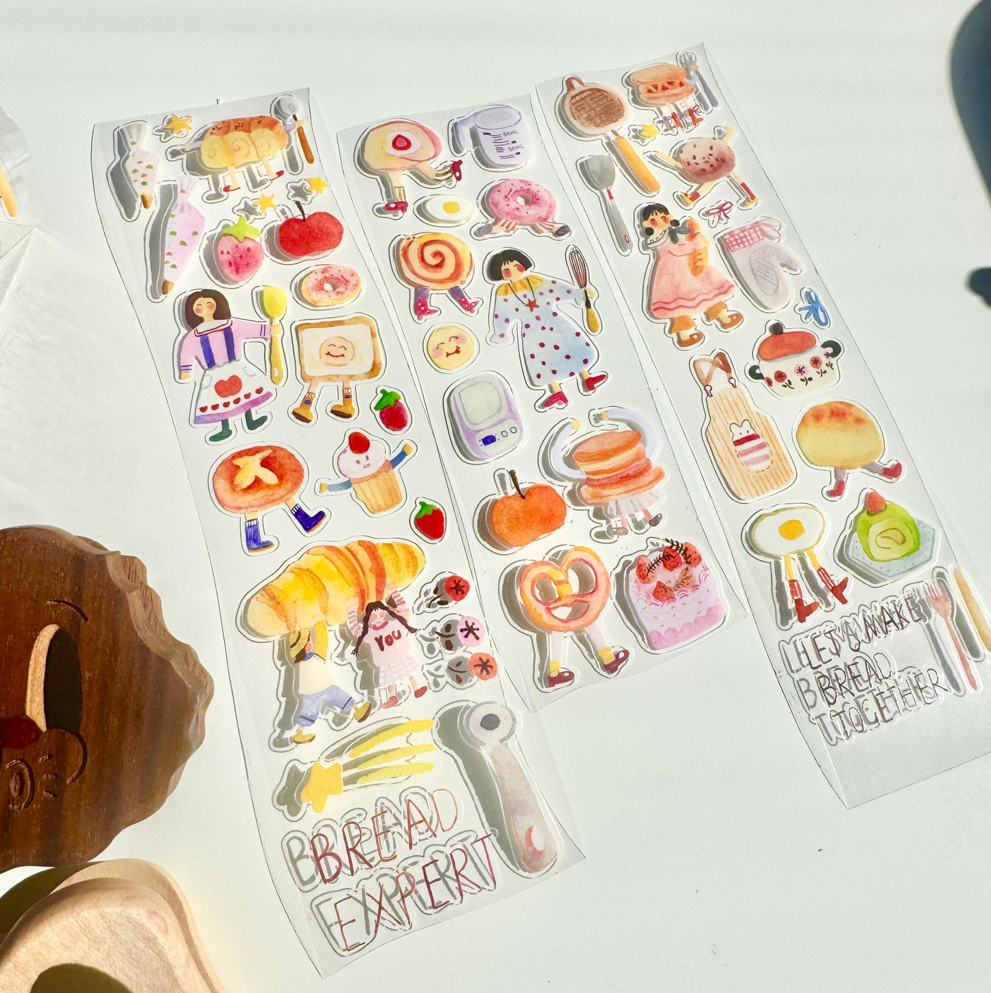 NEW! Lacreme - Bread | Kiss-cut | 5cm PET Tape |  Release Paper | 5M