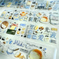 NEW! Bunny & Pear Studio - Milk Time | Kiss-cut | 4.5cm PET Tape | Release Paper | 5.1M