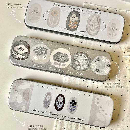 NEW! Freckles Tea Vol.5 - | Tin Box | Organizer |  Desk Decor | box only