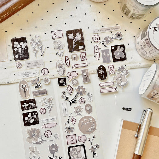 NEW! Freckles Tea Vol.5 - Porcelain Ember | Kiss-cut | 5cm Tape | Release Paper | 5M