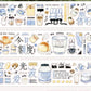 NEW! Bunny & Pear Studio - Milk Time | Kiss-cut | 4.5cm PET Tape | Release Paper | 5.1M