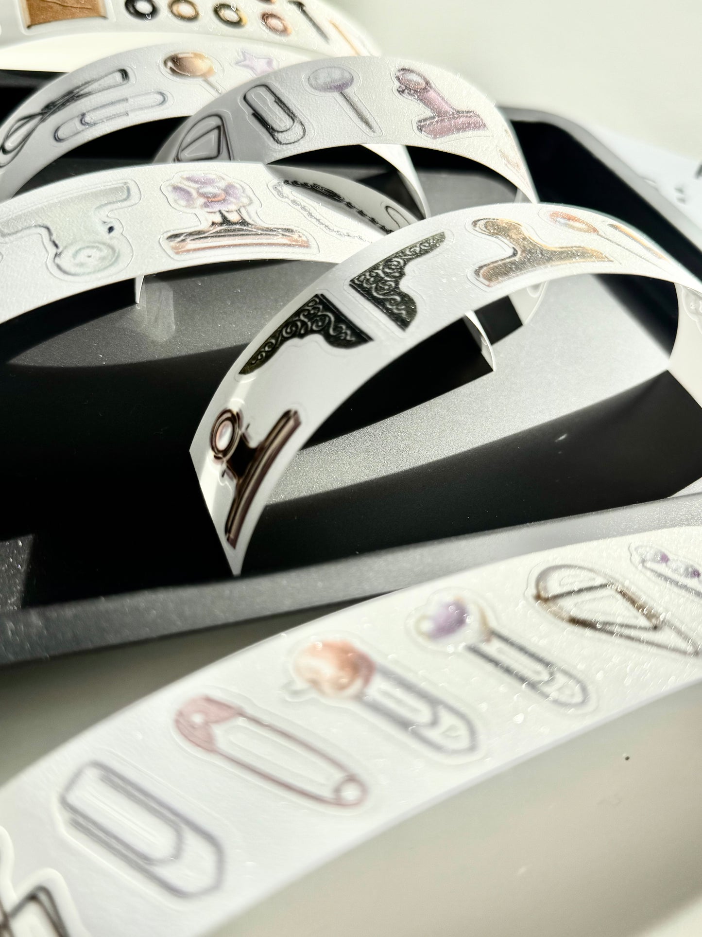 NEW! Qiqiyu Art Studio (QQY) - Vol.10 My Clips Collection | Kiss-cut | 3cm Glitter Tape | Release Paper | 5M