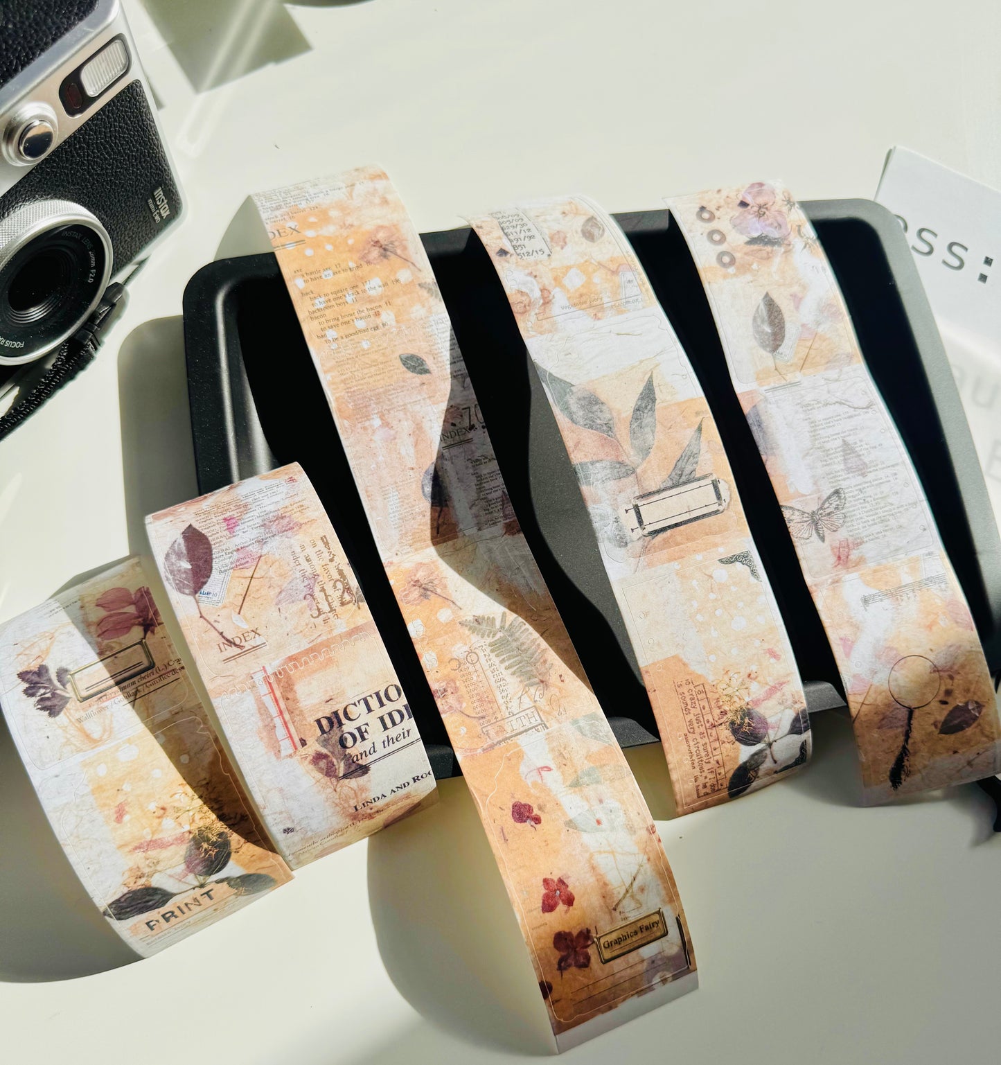 NEW! Qiqiyu Art Studio (QQY) - Vol.10  | Kiss-cut | 4.5cm Writing Paper Tape | Release Paper | 5M