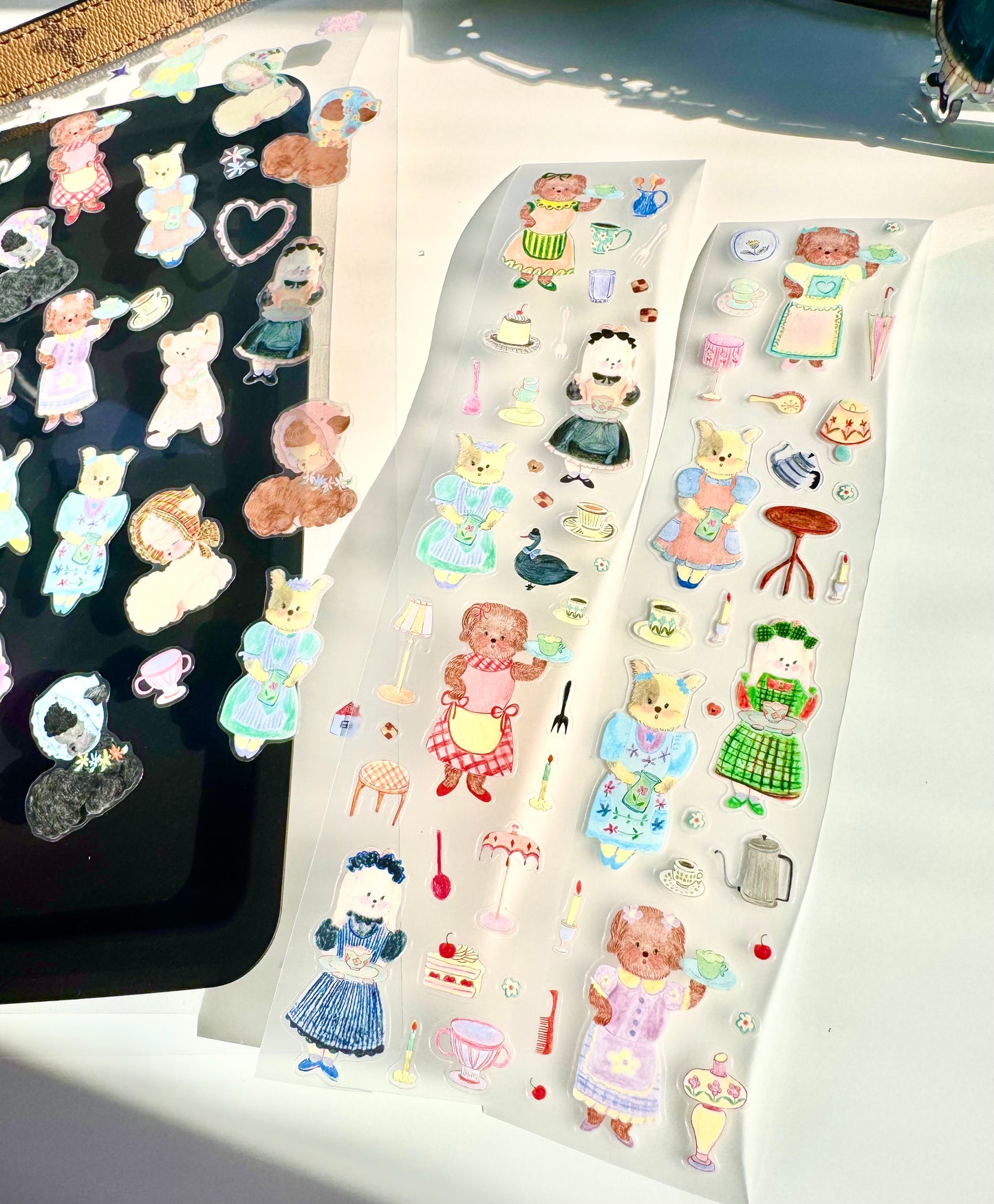 PUKAPUKA - Puppy Café | Kiss-cut | 5cm Tape | Release Paper | 5.28M