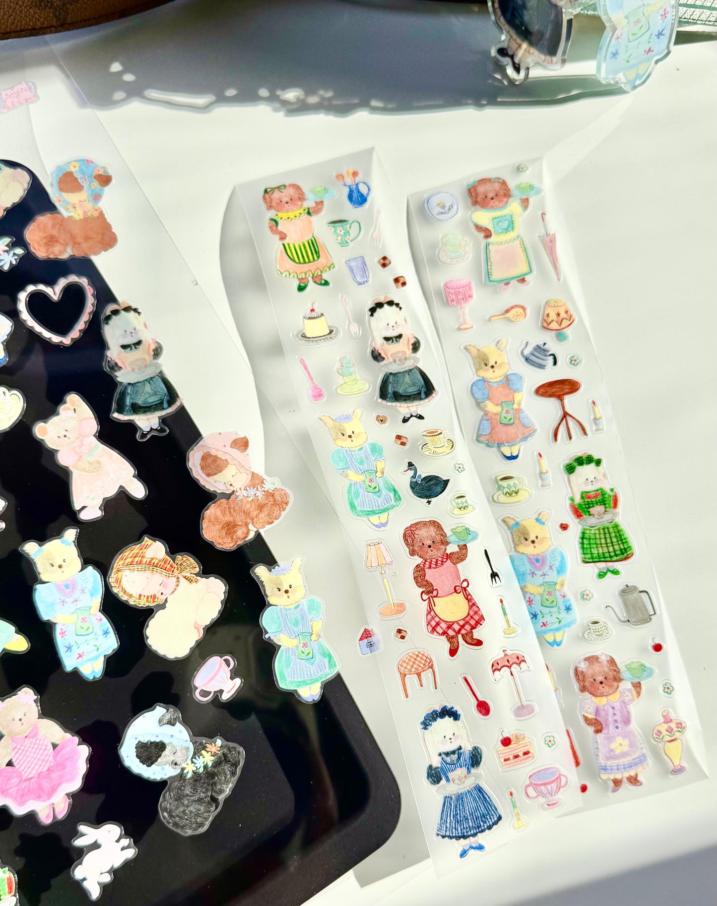 PUKAPUKA - Puppy Café | Kiss-cut | 5cm Tape | Release Paper | 5.28M